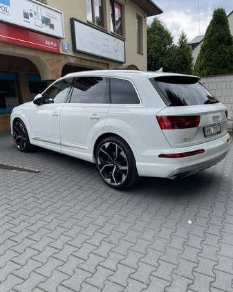 Audi Q7 cena 182000 przebieg: 113500, rok produkcji 2017 z Warszawa małe 191